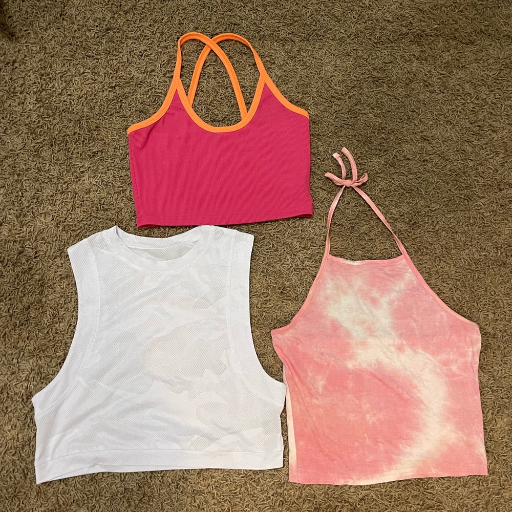 SHEIN Bundle of 3 Small Crop Tops